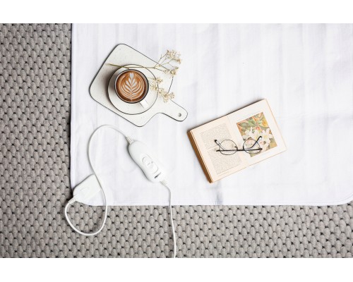 Електричне простирадло (мати) 150×80 см, м’який поляр, пульт + таймер — 1 особа